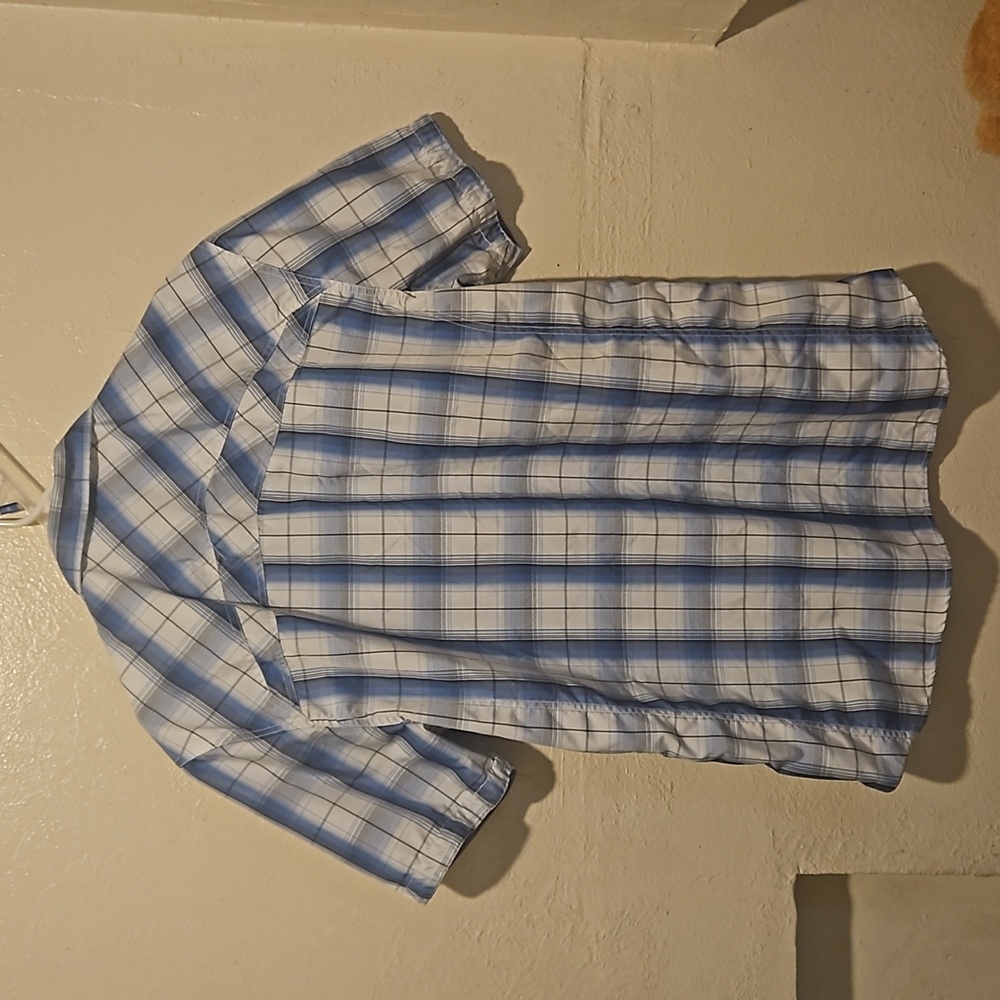BKE Athletic Fit Pearl Snap Button Down short Sleeve Shirt Size XL - Picture 4 of 4